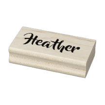 Persoonlijke rubber naamstempel