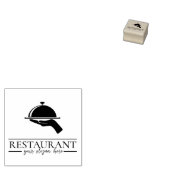 persoonlijke rubberen stempel voor restaurant eten (Gestempeld)