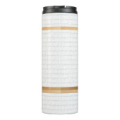 Persoonlijke Rugby Jersey in de kleedkamer Thermosbeker (Achterkant)