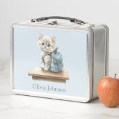 Persoonlijke rugzak kitten lunchbox (In situ)