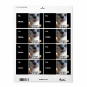 Persoonlijke ruimte etiket (Full Sheet)