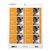 Persoonlijke ruimte etiket (Full Sheet)