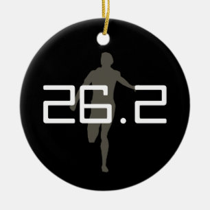 Persoonlijke runner Marathon Keepomwille Ornament