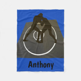 Persoonlijke rusteling op de mat vlooienbak fleece deken