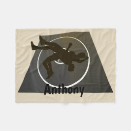 Persoonlijke rusteling op de mat vlooienbak fleece deken