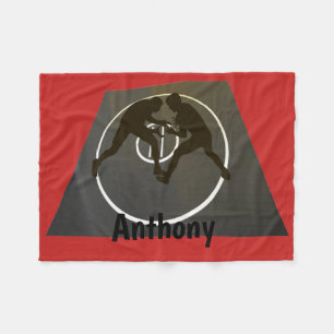 Persoonlijke rusteling op de mat vlooienbak fleece deken