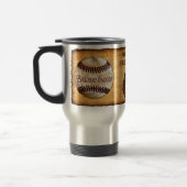 Persoonlijke Rustieke Beste Honkbal Coach Cadeaus Reisbeker (Links)
