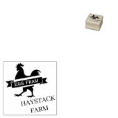 Persoonlijke Rustieke Hennaam Ei Liefde Rubberstempel (Gestempeld)