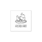 Persoonlijke Rustieke Hennaam Ei Liefde Rubberstempel (Afrduk)