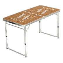 Persoonlijke Rustieke Houten Bier Pong Tafel