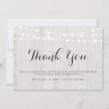 Persoonlijke Rustieke Houten Dank Je