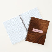 Persoonlijke Rustieke Houtnerf Stijl Notitieboek (Binnen)