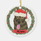 Persoonlijke Sable German Shepherd Keramisch Ornament (Voorkant)