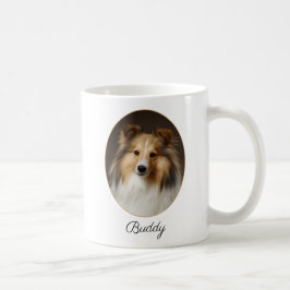 Persoonlijke Sable Sheltie aan Mijn Zijde Koffiemok