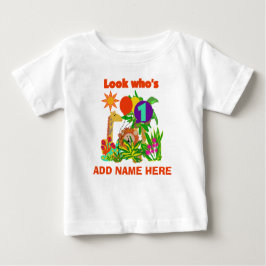 Persoonlijke Safari 1st Birthday Tshirt