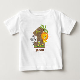 Persoonlijke Safari 1st Birthday Tshirt
