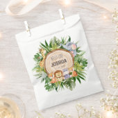 Persoonlijke Safari Animals Partij Bedankzakje (Geknipt)