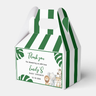 Persoonlijke Safari Baby Shower Favor Doos Bedankdoosjes