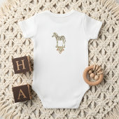 Persoonlijke Safari Baby Slab | Aangepaste naam Romper