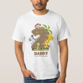 Persoonlijke Safari Birthday Tshirt voor papa (Voorkant)