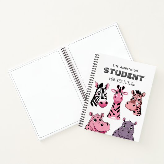 Persoonlijke safari dieren STIKERS  Notitieboek (Binnen)