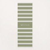 Persoonlijke Sage Summer Striped Yoga Mat (Voorkant)
