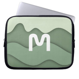 Persoonlijke Sage Wave Laptophoes Laptop Sleeve