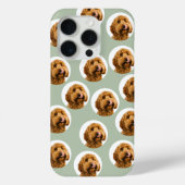 Persoonlijke saliegroene huisdierfoto Case-Mate iPhone case (Achterkant)