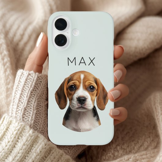 Persoonlijke saliehond foto & naam Case-Mate iPhone case