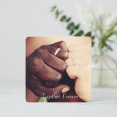 Persoonlijke "Samen Voor Altijd" Voeg een Foto Kaa (Staand voorkant)