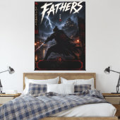 Persoonlijke Samurai Vader Canvas Wandkunst Afdruk (Insitu (Slaapkamer))