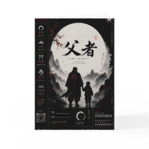 Persoonlijke Samurai Vaderdag Wenskaart