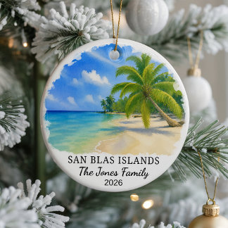 Persoonlijke San Blas-eilanden keramische ornament