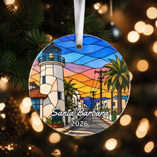 Persoonlijke Santa Barbara Acryl Ornament, op maat Ornament