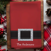 Persoonlijke Santa Belt Holiday Kitchen Towel Theedoek