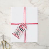 Persoonlijke Santa Express Kerstnaam Cadeaulabel (Met Touw)