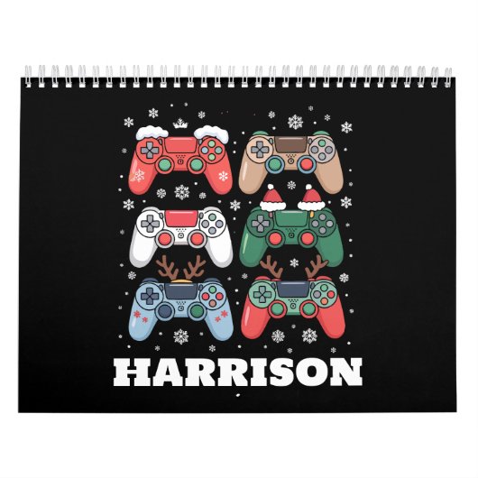 Persoonlijke Santa-gamecontroller Gamer Kerstmis Kalender (Hoes)
