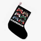 Persoonlijke Santa-gamecontroller Gamer Kerstmis Kleine Kerstsok (Voorkant (Hangend))