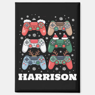 Persoonlijke Santa-gamecontroller Gamer Kerstmis Magneet