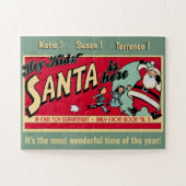  persoonlijke Santa Puzzle Legpuzzel (Horizontaal)