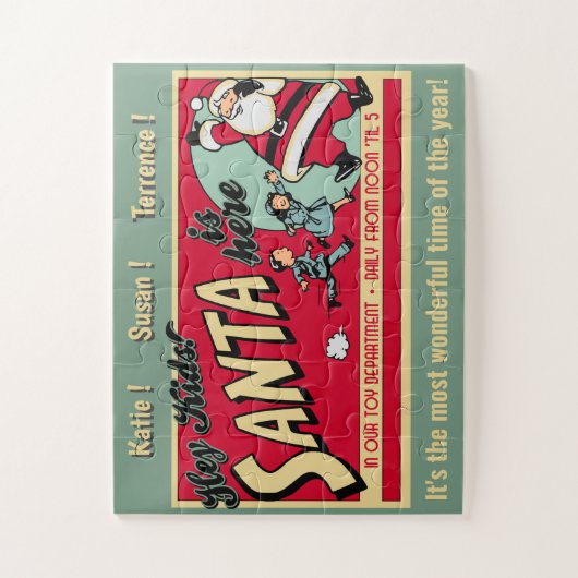  persoonlijke Santa Puzzle Legpuzzel (Verticaal)