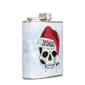 Persoonlijke Santa Skull Heupfles (Rechts)