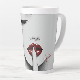 Persoonlijke Sassy Quote Rode Lippen Beauty Glam C Latte Mok
