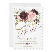 Persoonlijke Save the Date Kaarten voor 50ste Huwe