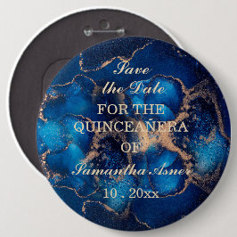 Persoonlijke 'Save the date'-magneten voor Quincea Ronde Button 6,0 Cm