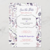 Persoonlijke Save the Date Trouw Uitnodiging (Voorkant / Achterkant)