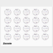 Persoonlijke Save the Date Wedding Stickers (Vel)