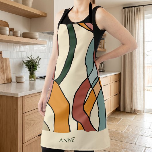 Persoonlijke Scandinavische Abstracte Keuken  Schort