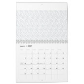 Persoonlijke Scandinavische Cadeaupapier Kalender (Mar 2027)