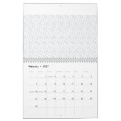 Persoonlijke Scandinavische Cadeaupapier Kalender (Feb 2027)